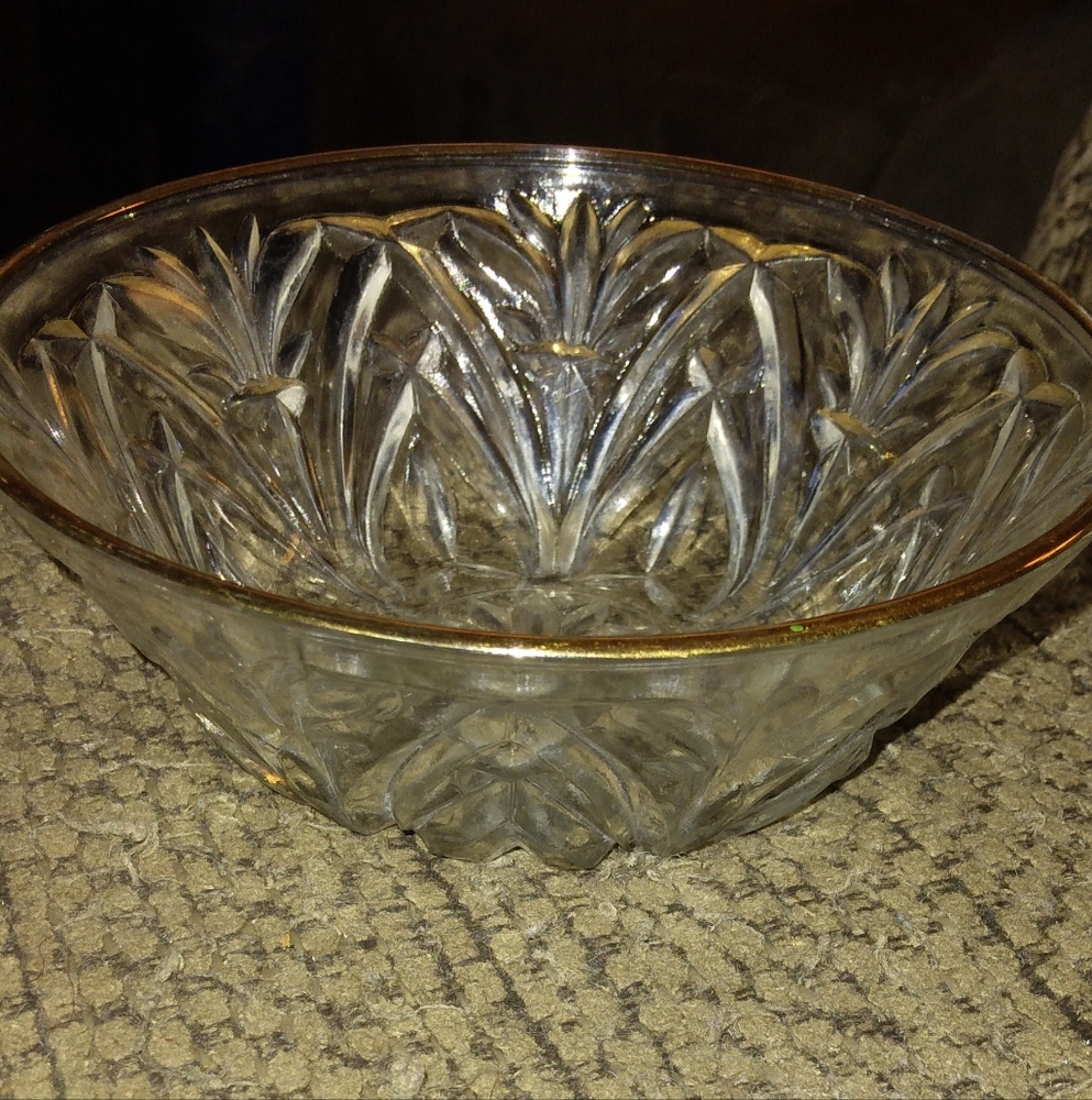 Vintage glass bowl